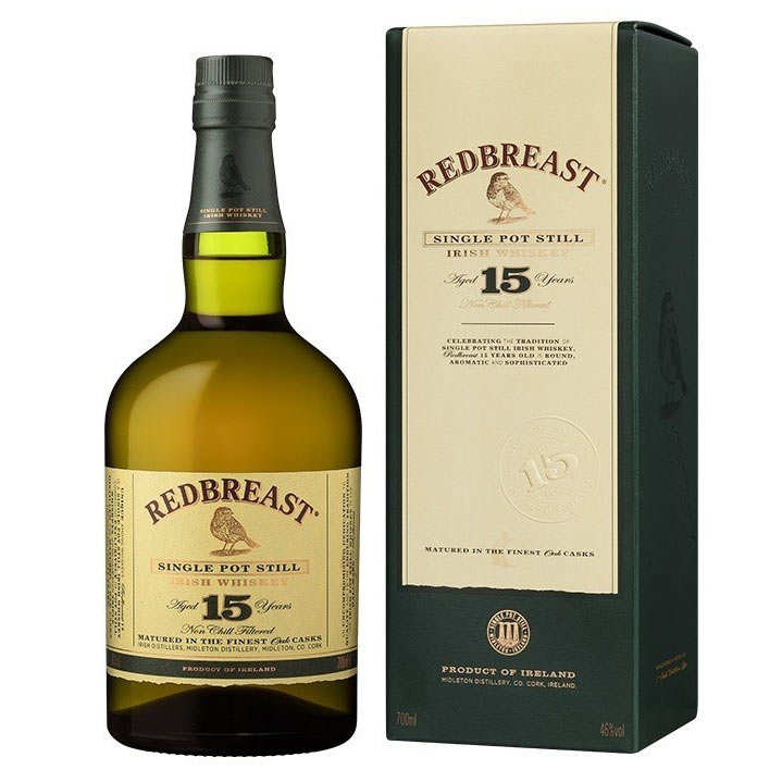 Whisky Irlandais - REDBREAST 15 ans Single Pot Still