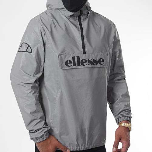 Coupe-Vent Col Zippé Acera SXG09906 Gris Réfléchissant