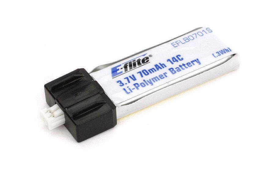 RC-Akku LiPo 70 mAh 3.7 V1S LiPo-Akku für Flugmodelle