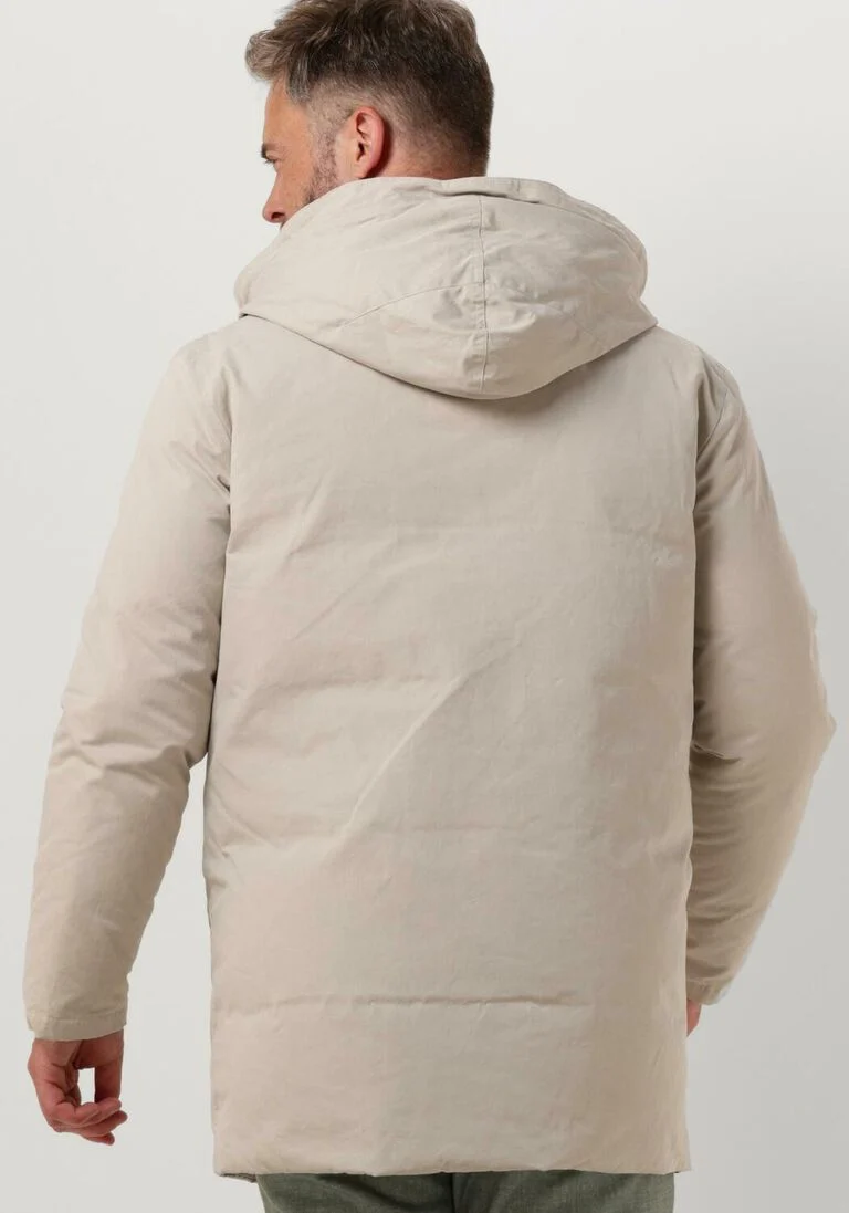 PROFUOMO gebroken wit profuomo gewatteerde jas outerw parka duckdwn