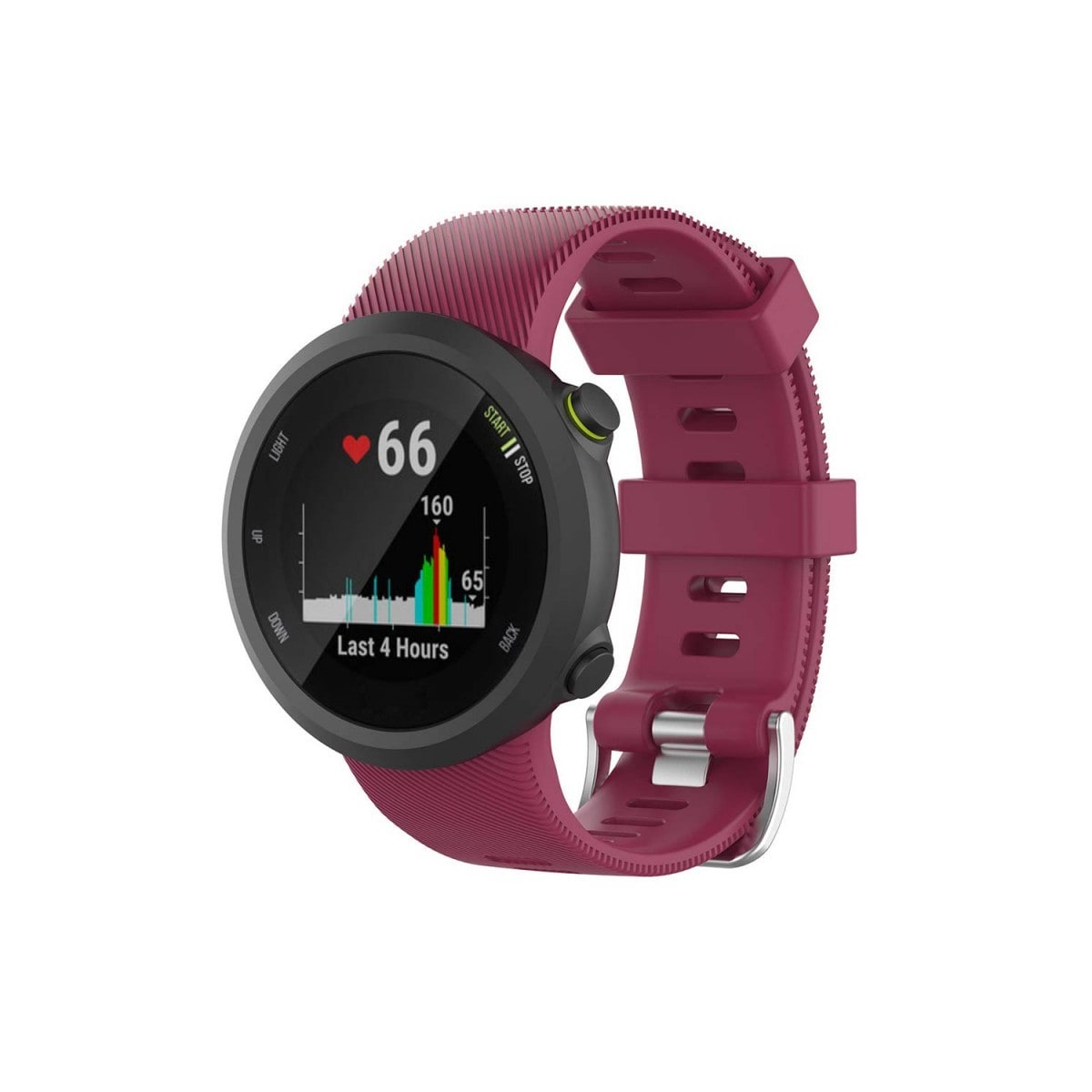Sport armbånd silikon Garmin Forerunner 45S (39mm) - Burgundy