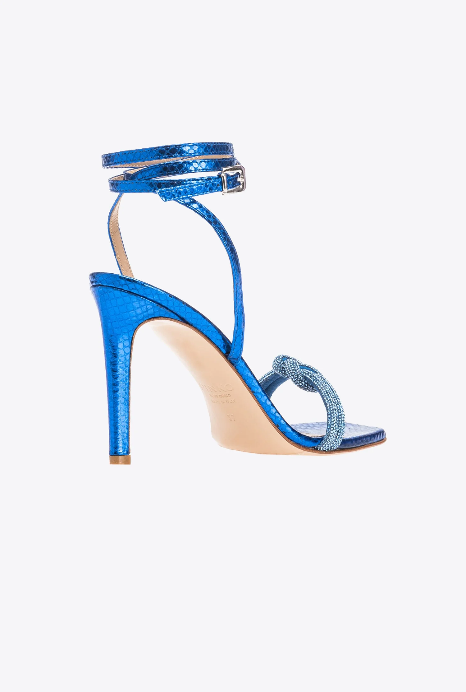 Sandales avec noeud | Bleu