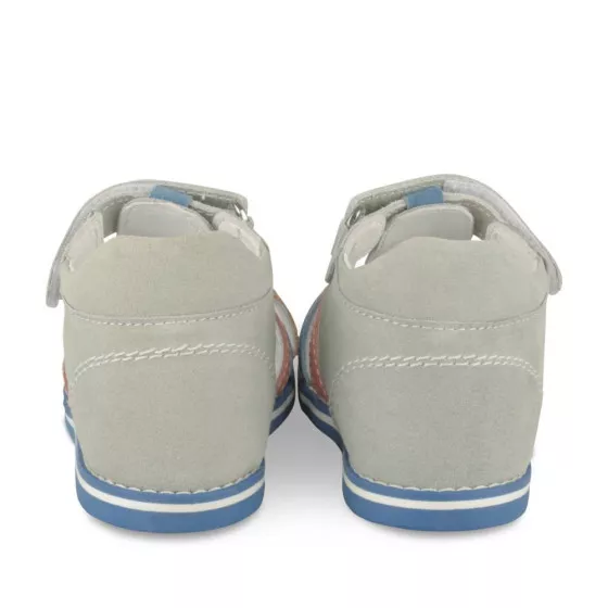 Sandales GRIS CHARLIE & FRIENDS CUIR