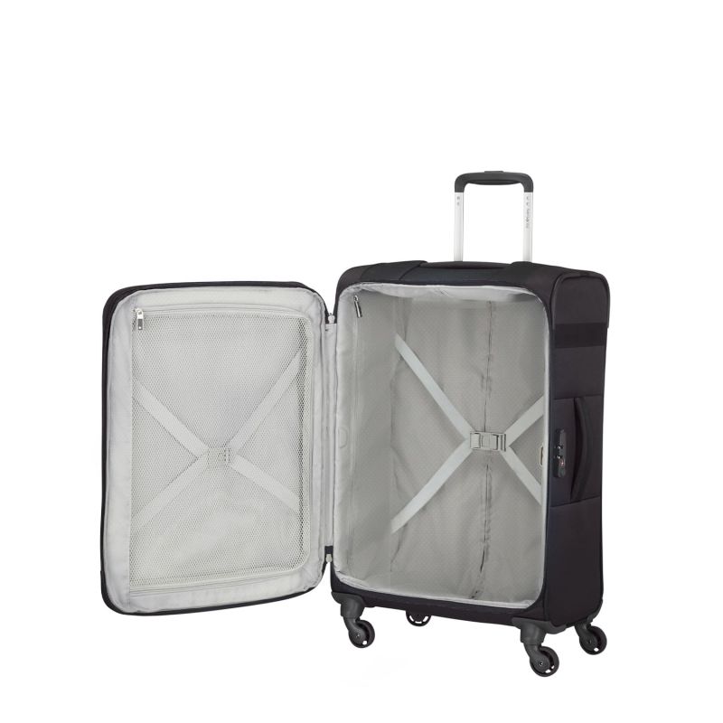 Valise souple Citybeat Extensible 66 cm Black