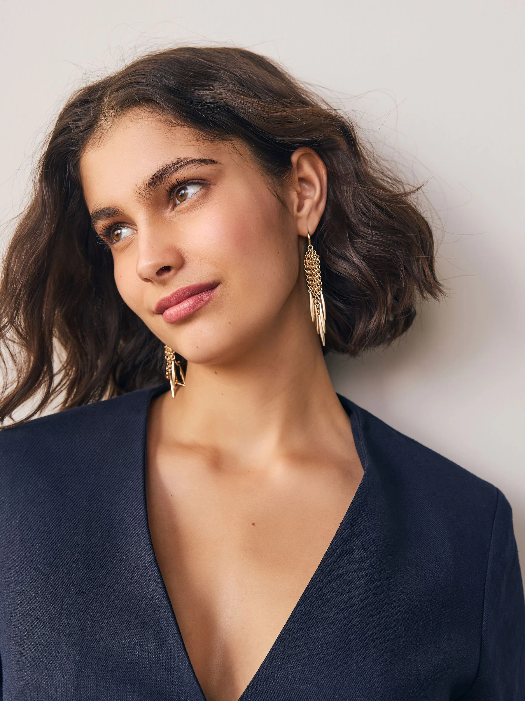 Goudkleurig - Chunky Tassel Earrings