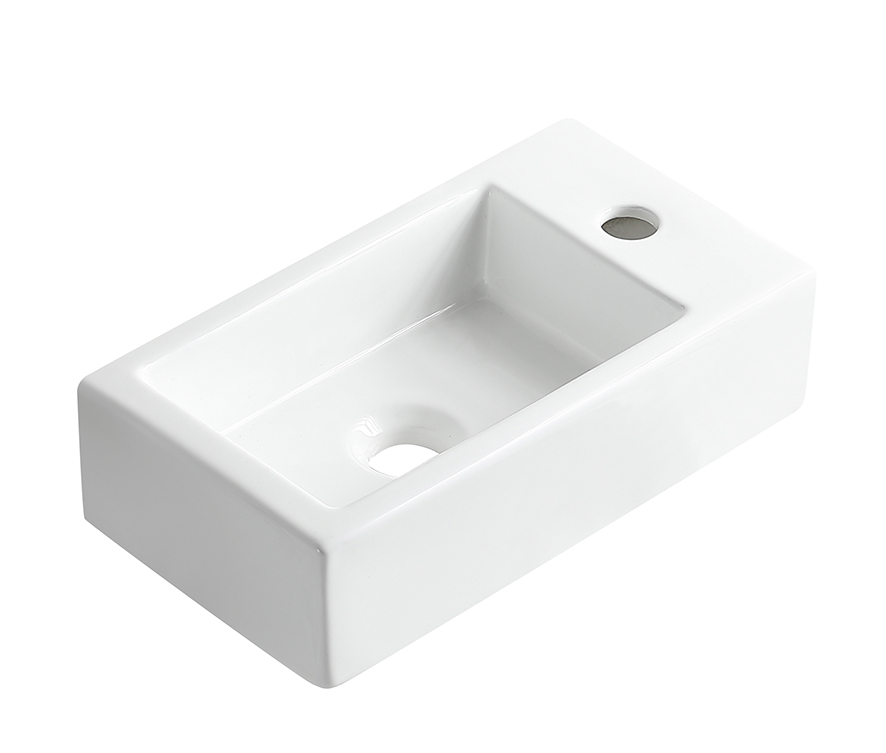 Mueller Apa keramische fontein rechts 40x22x11cm glans wit