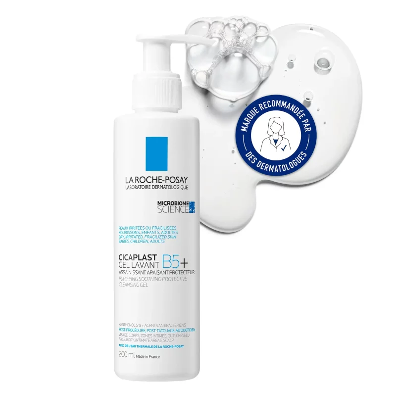 Cicaplast Lavant B5 Gel Moussant Assainissant Apaisant - 200ml