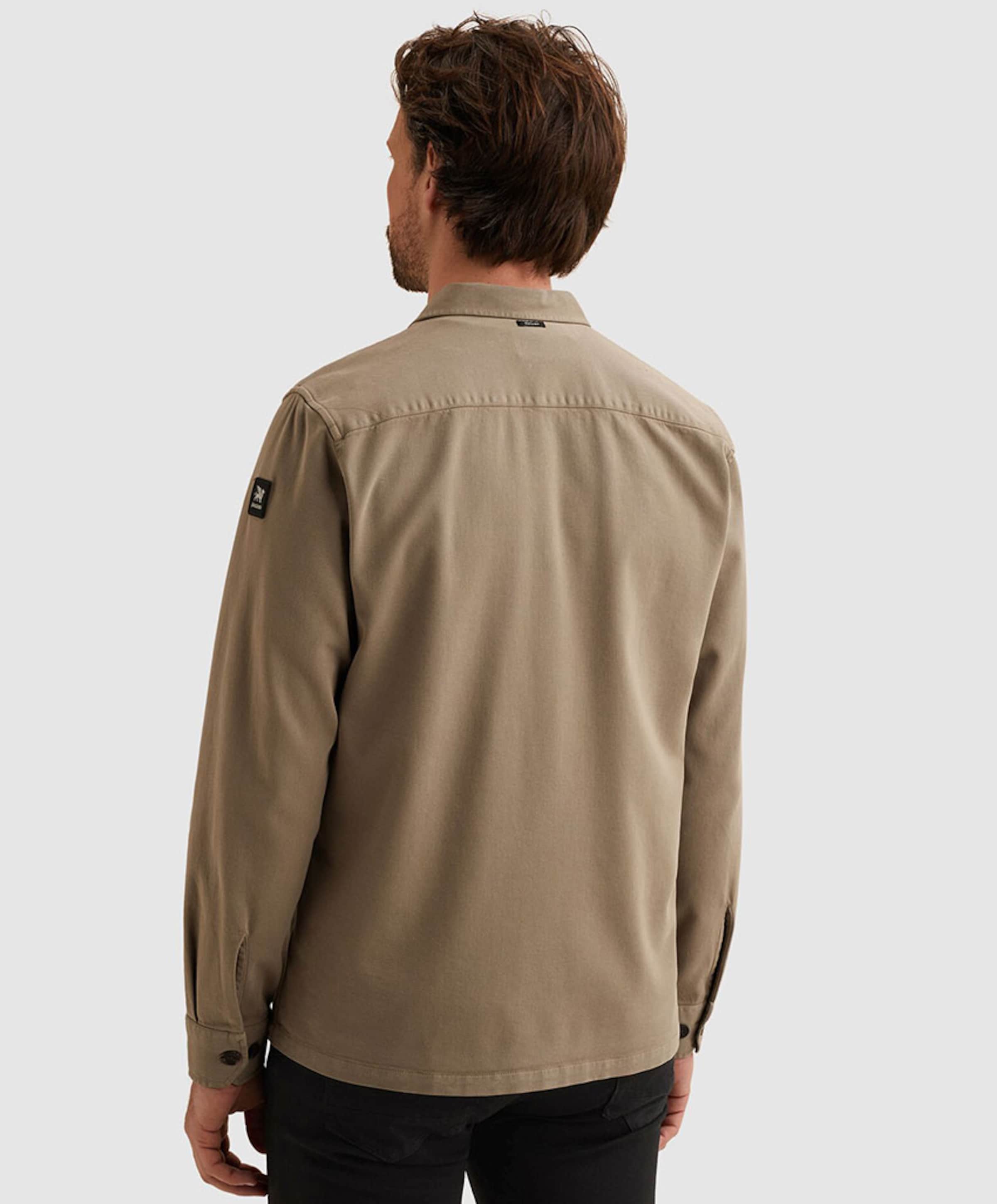 Vanguard Heren overhemd lange mouw bruin