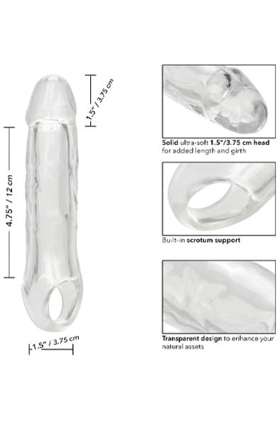 Cal Exotics Clear Extension 21 cm Penisforlenger/Sleeve