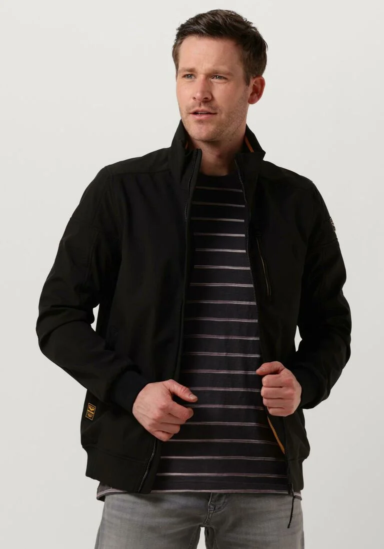 PME LEGEND zwarte pme legend jack bomber jacket skyglider 3.0 softshell