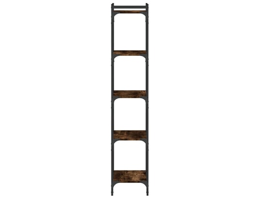 VIDAXL - Bibliothèque 5 niveaux chêne fumé 40x30x154cm bois d'ingénie...