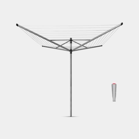 Droogmolen Lift-O-Matic, 50 meter met metalen grondanker, doorsnede 45