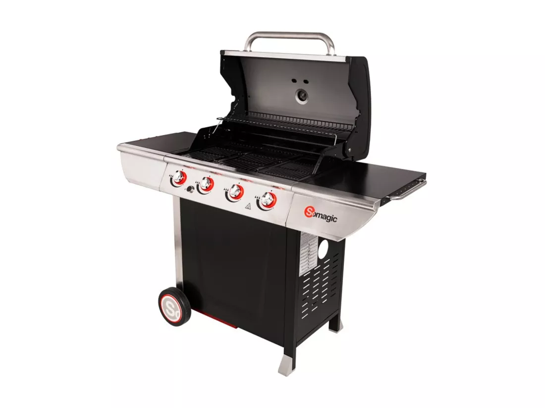 MANHATTAN 400GPI barbecue à gaz 4 brûleurs 14kW - SOMAGIC