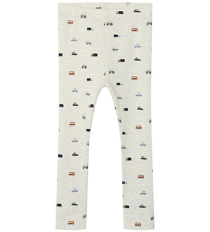 Name It Leggings - Rib - NmmDabu - Peyote Melange m. K?ret?jer