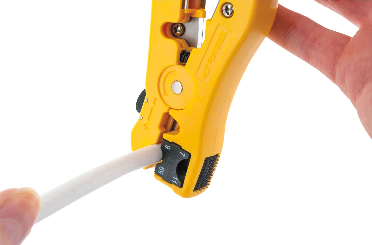 InnTec Abisolierzange mit integrierter Cutter-Klinge