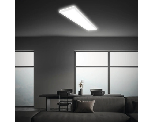 Dimbaar LED-paneel 36W 4800 lm 4000 K 20x98 cm Slank wit + Backlight Effect