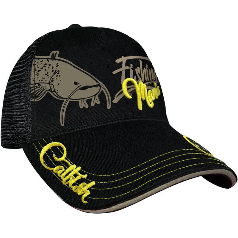 Casquette Homme Hot Spot Design Cap Catfish Mania - Noir
