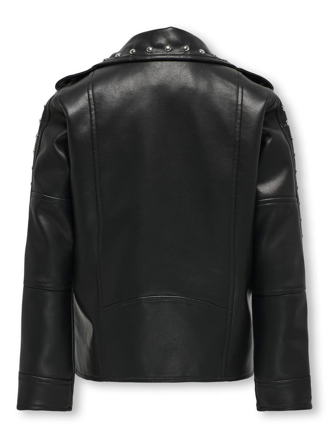 KOGSIA Kunstlederjacke Black