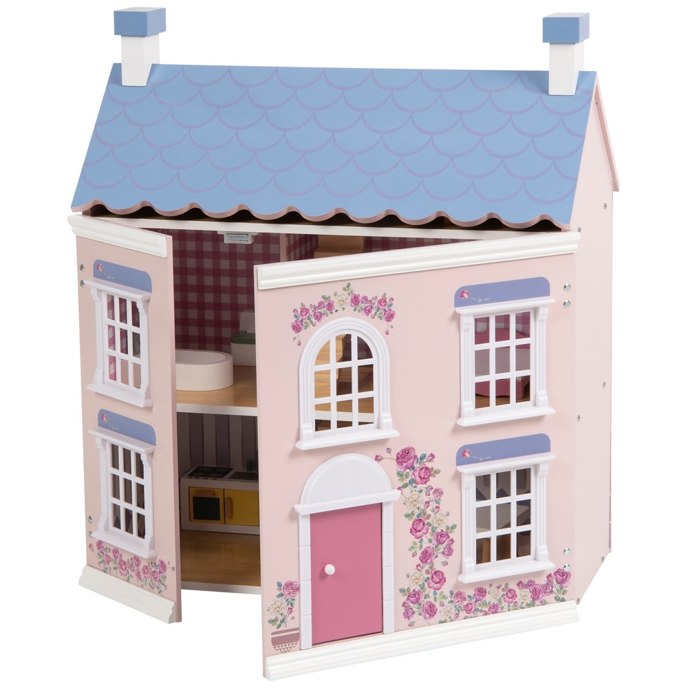 Sophias hölzernes Puppenhaus
