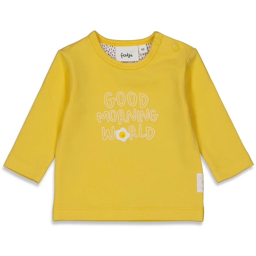 Feetje Langarmshirt Egg-Cited Gelb