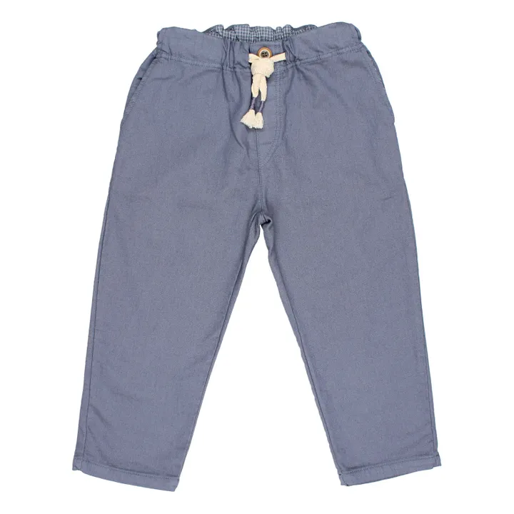 Búho Pantalon Casual Molleton | Bleu marine