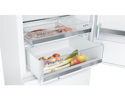 Bosch KGE49AWCA koel-vriescombinatie, afmetingen (B x H x D): 70 x 201 x 65 cm, koelgedeelte: 302 l, vriesgedeelte: 117 l