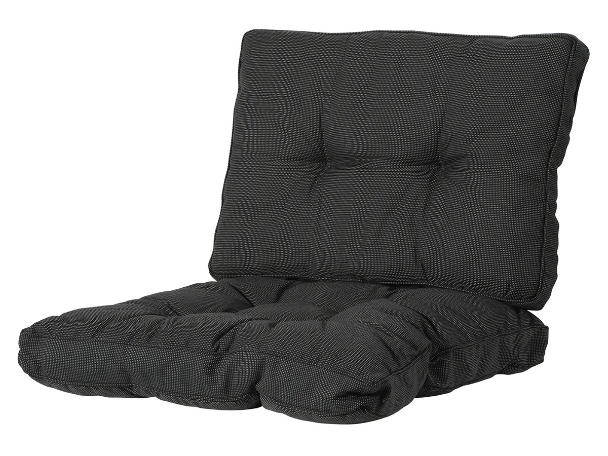 Madison Rib black 60 x 60 Florance loungekussen