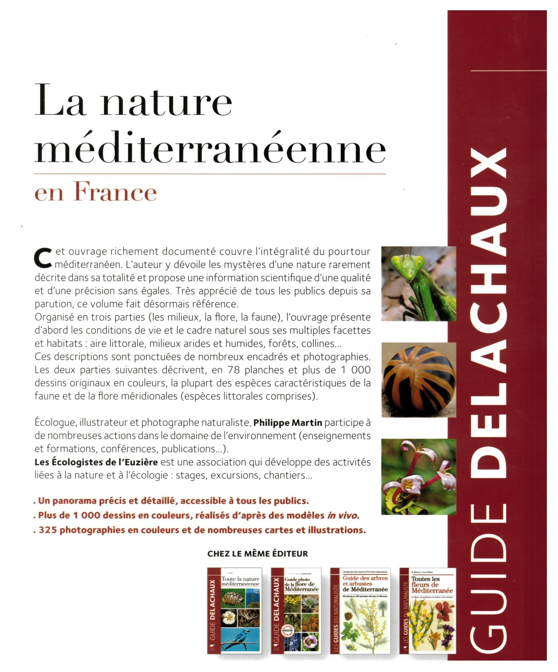 DELACHAUX  NIESTLE - LA NATURE MEDITERRANEENNE
