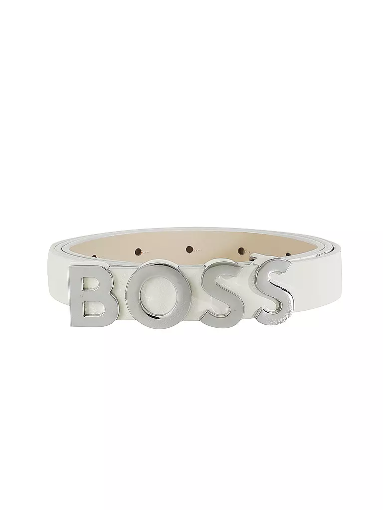 BOSS Ledergürtel BOLD beige
