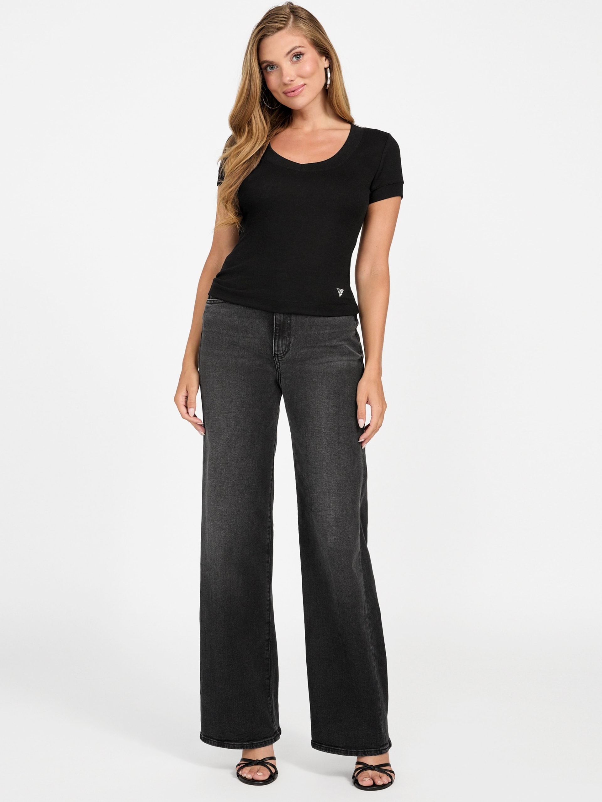 Blusa Eco Tina com Decote em V