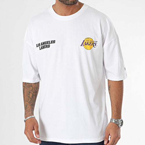 Tee Shirt NBA Large Graphic Los Angeles Lakers 60424457 Blanc