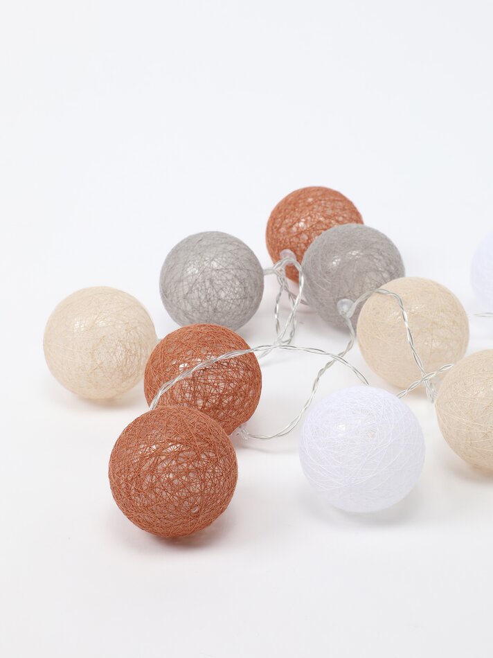 Cordão de luzes LED com 10 LEDs - Marrom