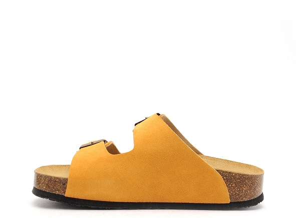 Plakton mules et sabots plats femme cp beta orange