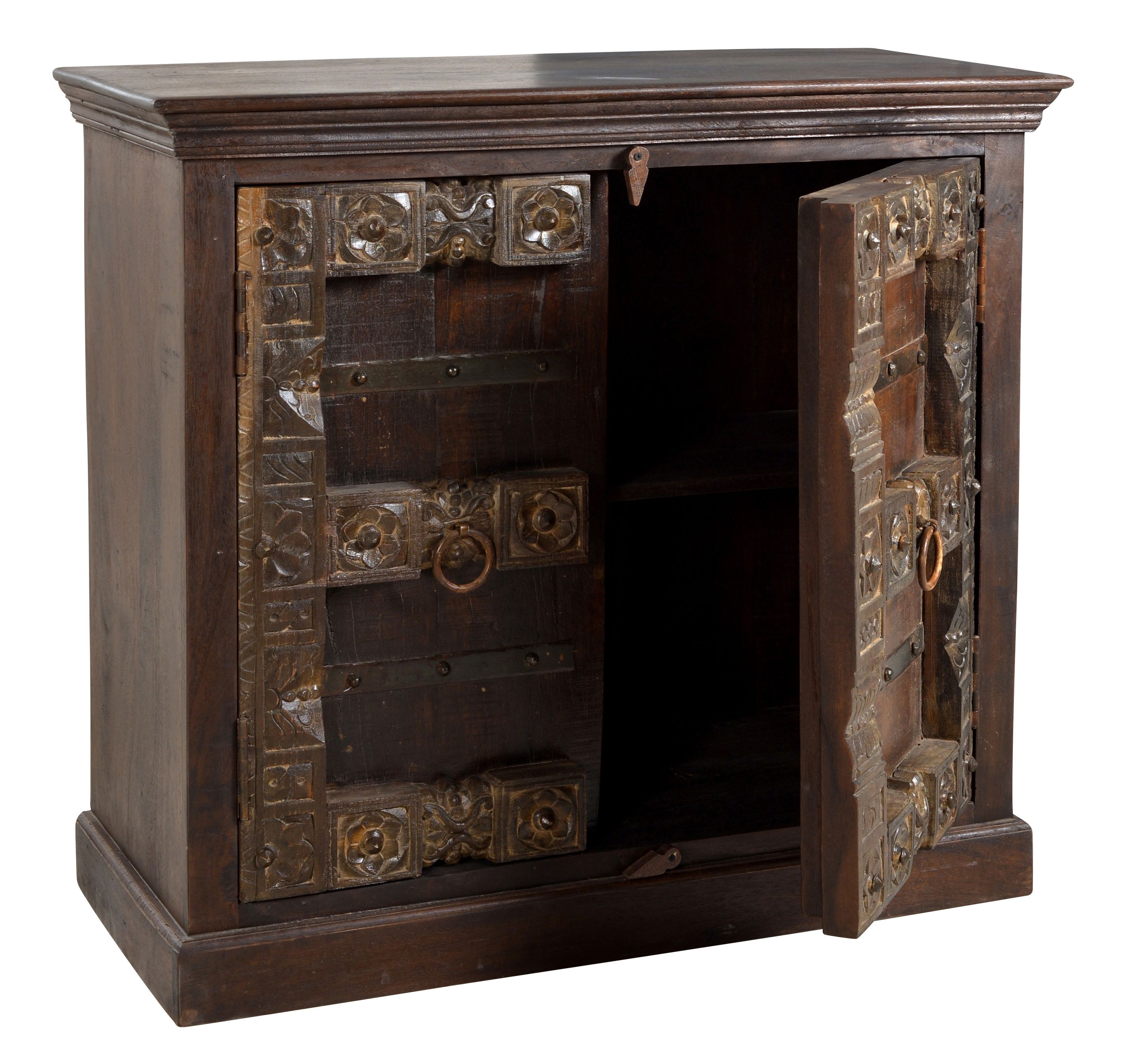 Kommode ALMIRAH Altholz Sideboard Wohnzimmerschrank Mehrzweck Schrank