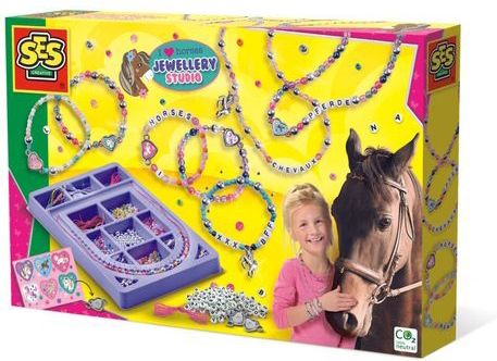 SES - Ik Hou Van Paarden - Sieraden Studio - Paarden Bedels en Kralen - Elastisch Koord