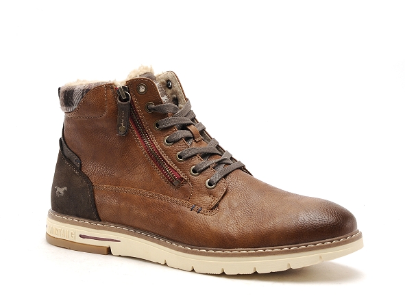 Mustang boots bottine homme 4149601 marron