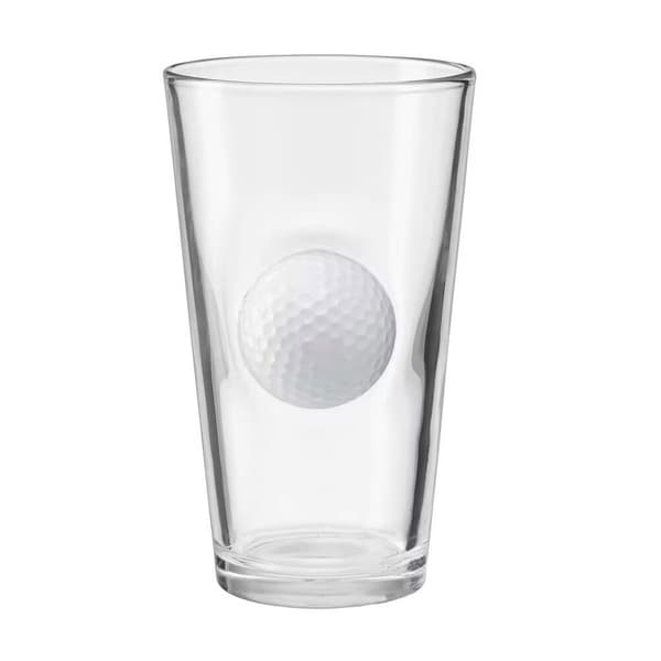 Drikkeglass med golfball