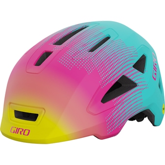 Giro Scamp II Helm Matte Teal / Pink Towers Kinder