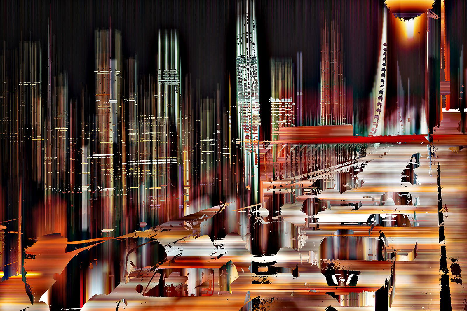 NY Projection LIII by Sabine Wild - Limited Edition. Edition of: 150. Signed.