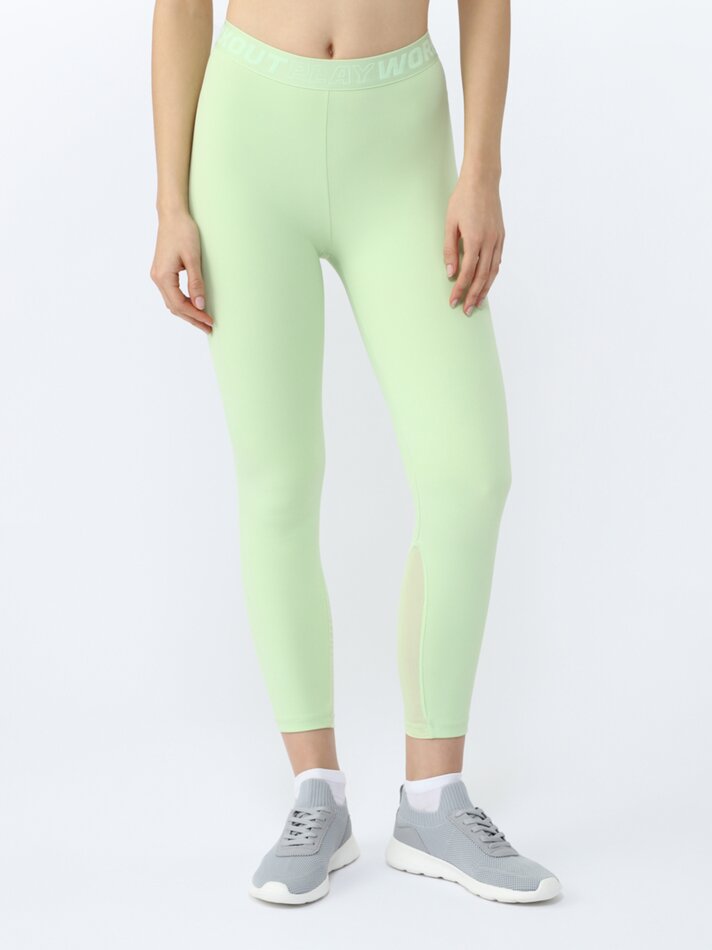 Leggings esportivas com listra texturizada - Lima