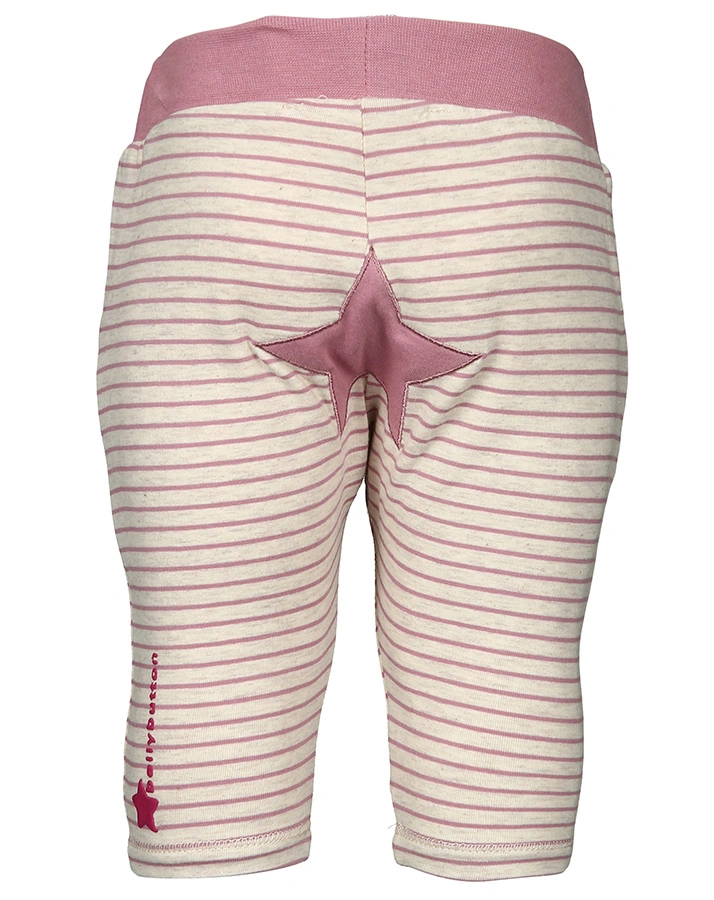 Baumwoll-Hose BIG STAR gestreift in beige/rosa