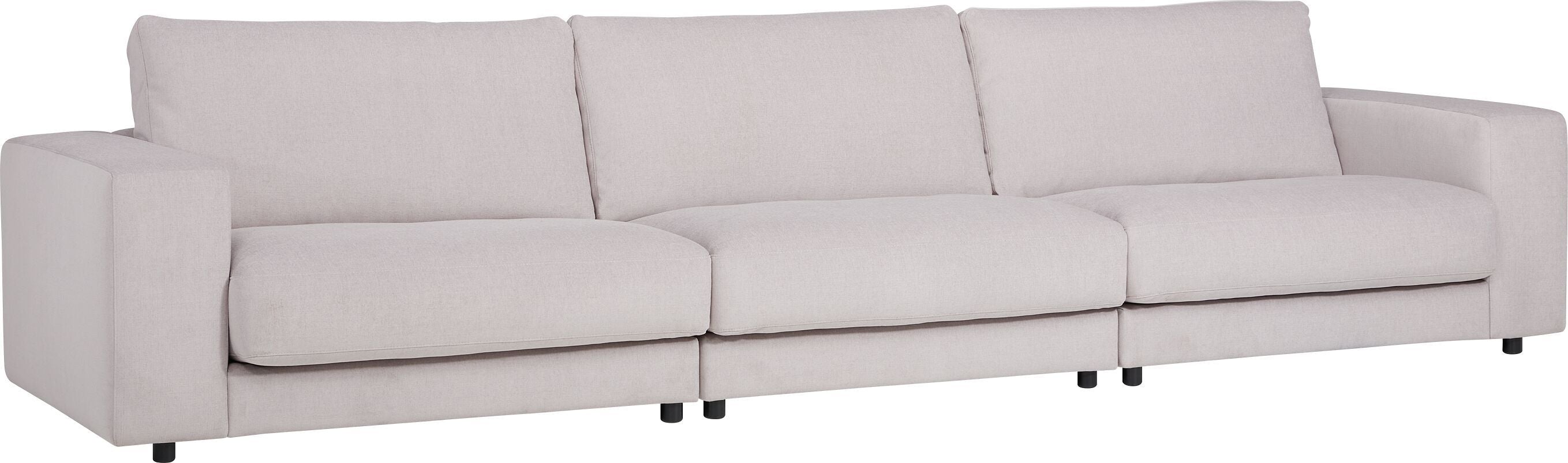 HARRISON 4.5er-Sofa - Hellgrau / B: 350.0 cm x T: 107.0 cm x H: 85.0 cm