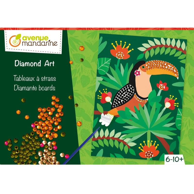 Boîte créative, Diamond Art - Vert