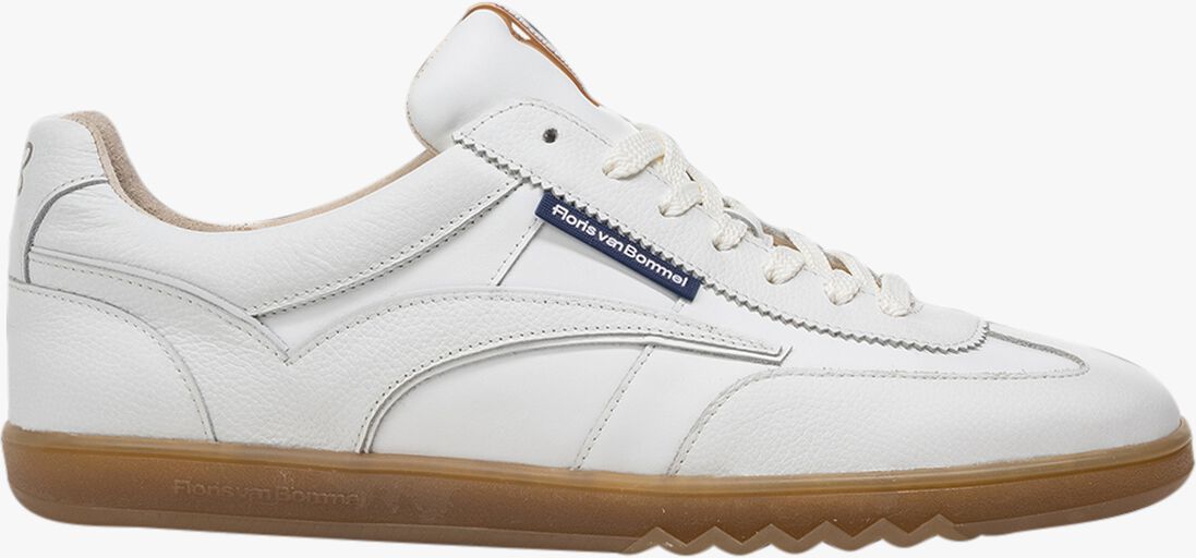 witte floris van bommel lage sneakers sfm-10224 de zaler
