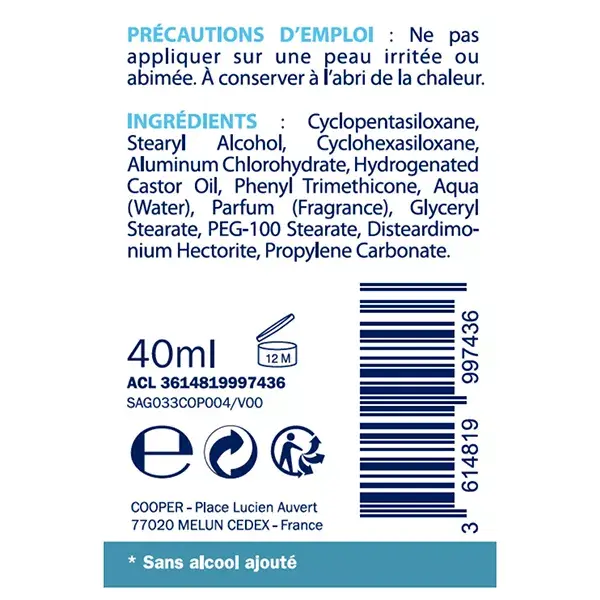 Desodorante Antitranspirante Etiaxil em Bastão com Proteção 48h 40ml