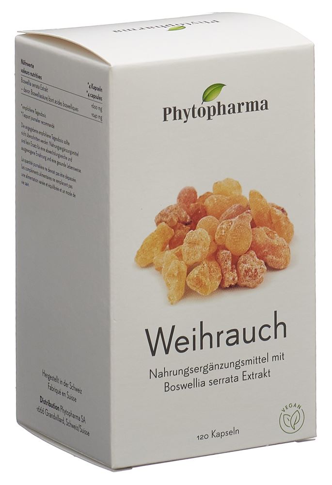 PHYTOPHARMA Weihrauch<br>120 Stück, Dose, Kapsel