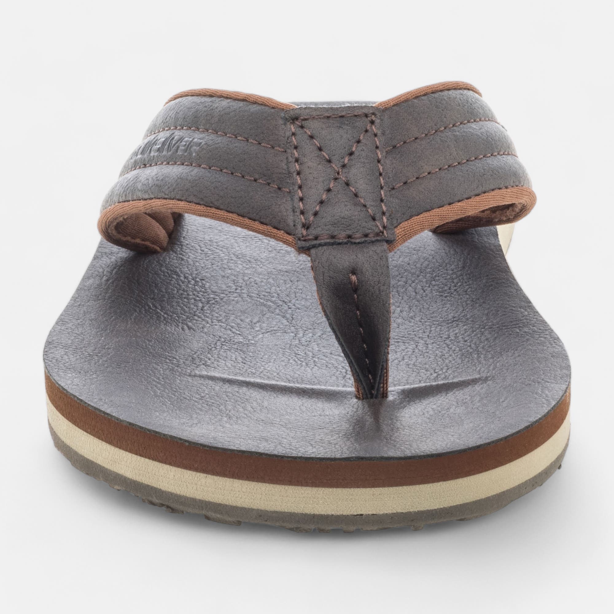 Claquettes de plage Homme marron