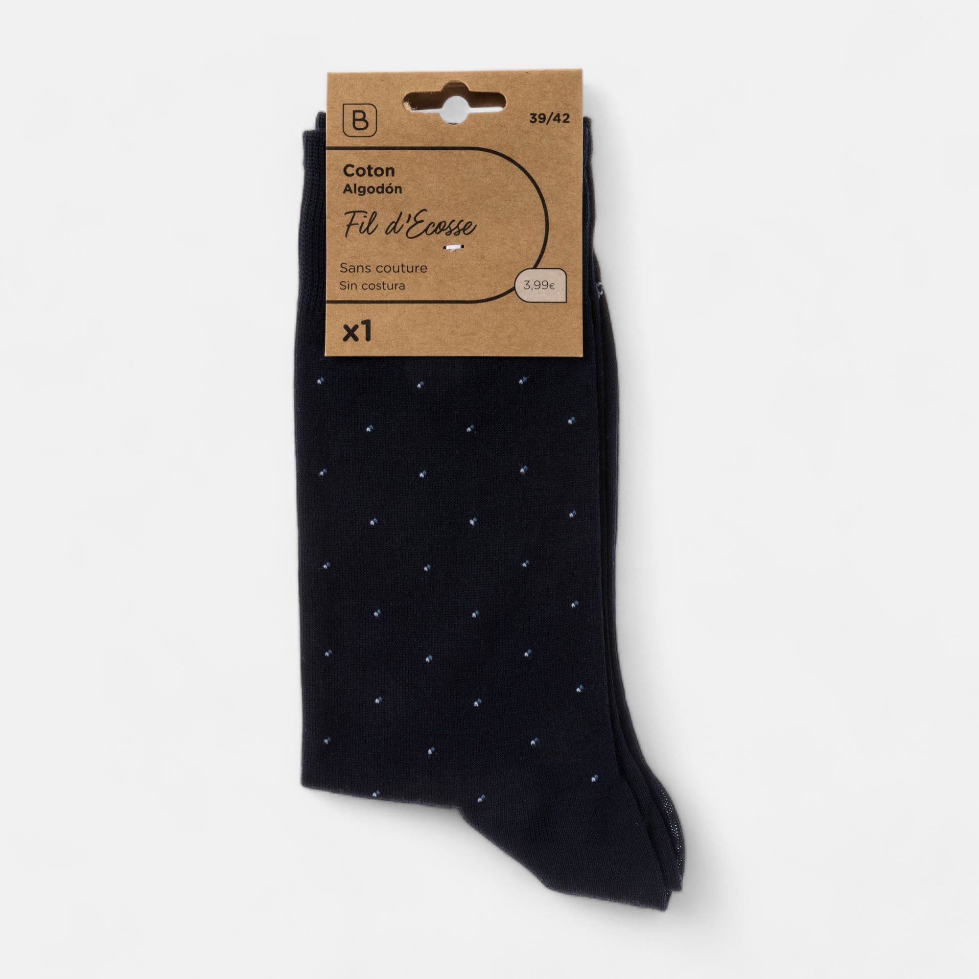 Chaussettes Homme bleu marine