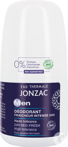 Jonzac Eau Thermale  Déodorant Haute Tolérance Men Flacon 50ml