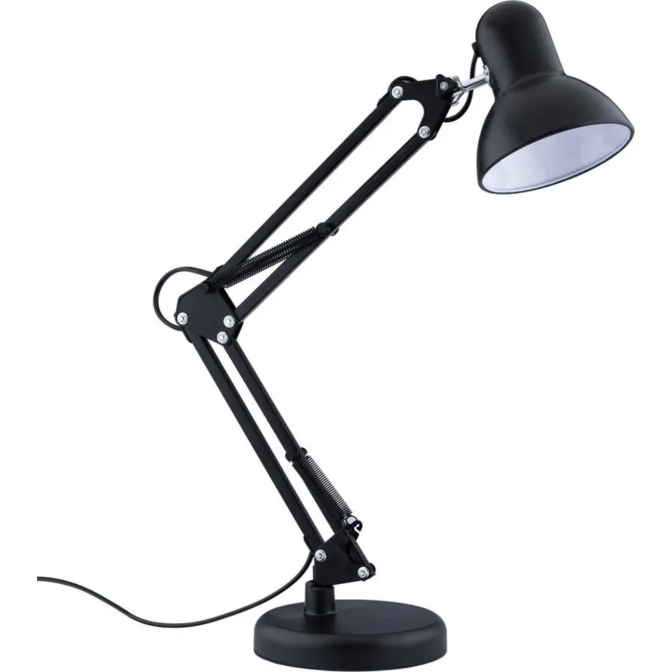 Bureaulamp - Verstelbaar - Retro - Klassiek - 1x40 watt - Zwart